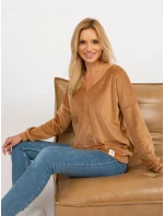 Mikina RV BL 8441.07P ťava Mikina RV BL 8441.07P ťava