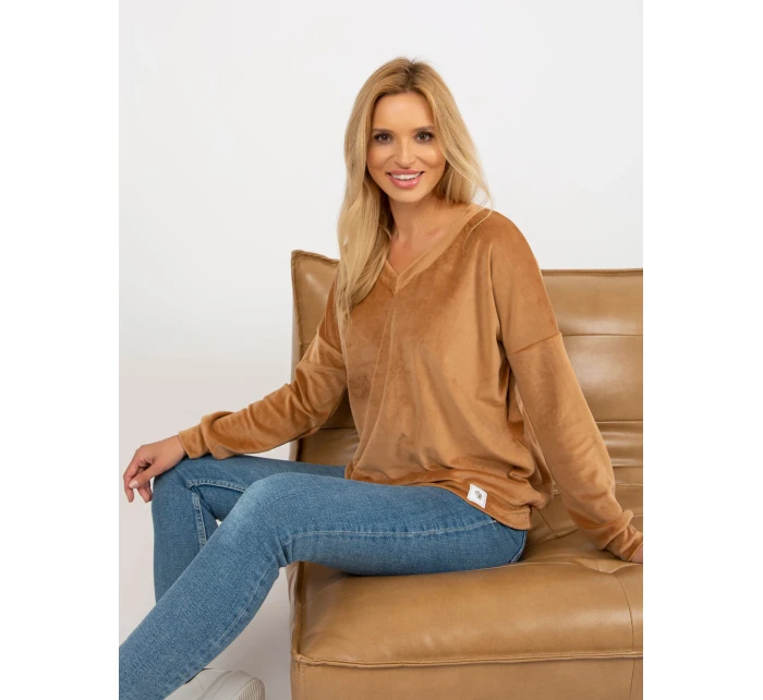 Mikina RV BL 8441.07P ťava Mikina RV BL 8441.07P ťava