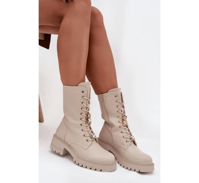 Dámska pracovná obuv s príveskami - medvedík a srdce, béžová Iravine Dámska pracovná obuv s príveskami - medvedík a srdce, béžová Iravine