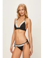 Spodný diel plaviek KW0KW00650-BEH čiernobiela - Calvin Klein