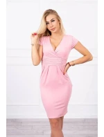 Dámske šaty 8310 powder pink - Kesi
