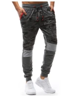 Pánské antracitové tepláky Dstreet model 21964529 - FashionStreet Pánské antracitové tepláky Dstreet model 21964529 - FashionStreet