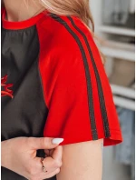 Dámske tričko s 3D efektom CEKINKA black FashionStreet RY2865