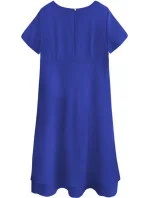 Trapézové šaty v Chrpová farbe (436ART)