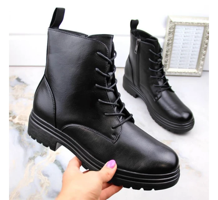 W model 18923992 zateplené boty černá - VINCEZA W model 18923992 zateplené boty černá - VINCEZA