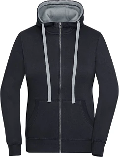 JN Dámská mikina s kapucí 02.0 black/grey heather model 22494398 - Daiber
