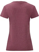 LadyFit Valueweight T Dámské tričko model 22443719 heather burgundy - Fruit of the Loom LadyFit Valueweight T Dámské tričko model 22443719 heather burgundy - Fruit of the Loom
