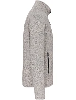 K Pánská melanžová pletená fleecová bunda 20. light grey melange model 22423025 - Kariban K Pánská melanžová pletená fleecová bunda 20. light grey melange model 22423025 - Kariban