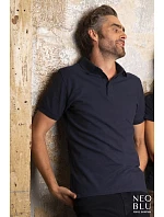 Men Pánské piqué polo deep blue model 22500576 - NEOBLU