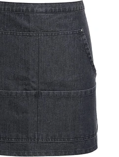 PR 125 Denim zástěra do pasu krátká model 22536465 black denim - Premier