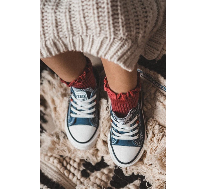 Dětské Klasické Tenisky Nízké BIG STAR model 21545373 Tmavě Modré - Big Star Shoes Dětské Klasické Tenisky Nízké BIG STAR model 21545373 Tmavě Modré - Big Star Shoes