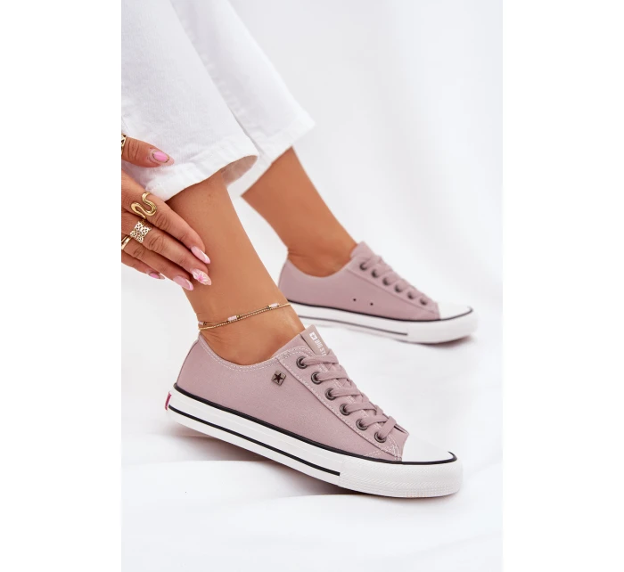 Dámské Nízké Tenisky Big Star model 21705183 Šedé - Big Star Shoes Dámské Nízké Tenisky Big Star model 21705183 Šedé - Big Star Shoes