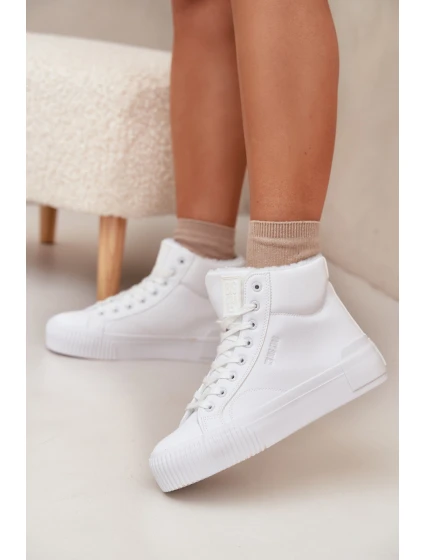 Zateplené dámské tenisky na platformě Big Star model 21705849 Bílé - Big Star Shoes Zateplené dámské tenisky na platformě Big Star model 21705849 Bílé - Big Star Shoes