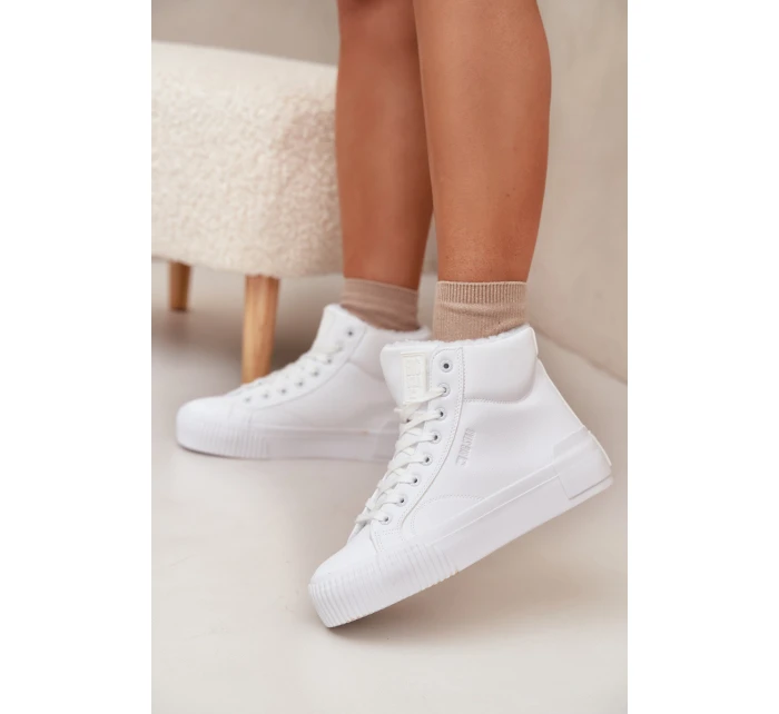 Zateplené dámské tenisky na platformě Big Star model 21705849 Bílé - Big Star Shoes Zateplené dámské tenisky na platformě Big Star model 21705849 Bílé - Big Star Shoes