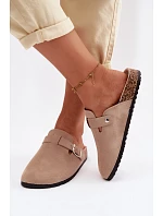 Dámské chodáky s přezkou béžové Lacey