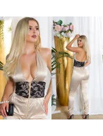 Sexy kombinéza model 21142540 se šněrováním - Koucla