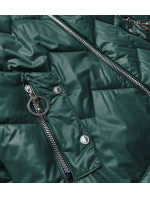 Zeleno / karamelová dímská bunda s kapucňou (BH2003)