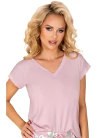 Dámske pyžamo Nicola 1/2 ružové - Donna