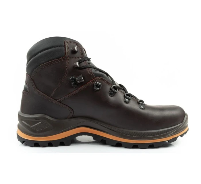 Grisport Marrone pánske trekové topánky kožené nepremokavé členkové topánky
