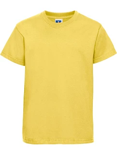 Russell Athletic 180B Detské tričko z hrubej bavlny „Authentic“ 10.180B žlté