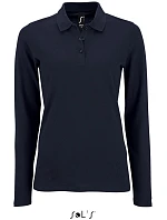 SOL'S Perfect LSL Women Dámske piqué polo s dlhým rukávom 25.2083 francúzska námornícka modrá