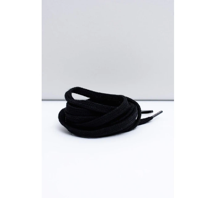 Corbby Bawełniane Czarne Płaskie Sznurowadła