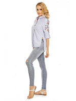 Dámska pruhovaná košeľa CH706 - Millennium