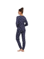 Dámske pyžamo 21232-438-2 tm. modré so vzorom - Rebelle