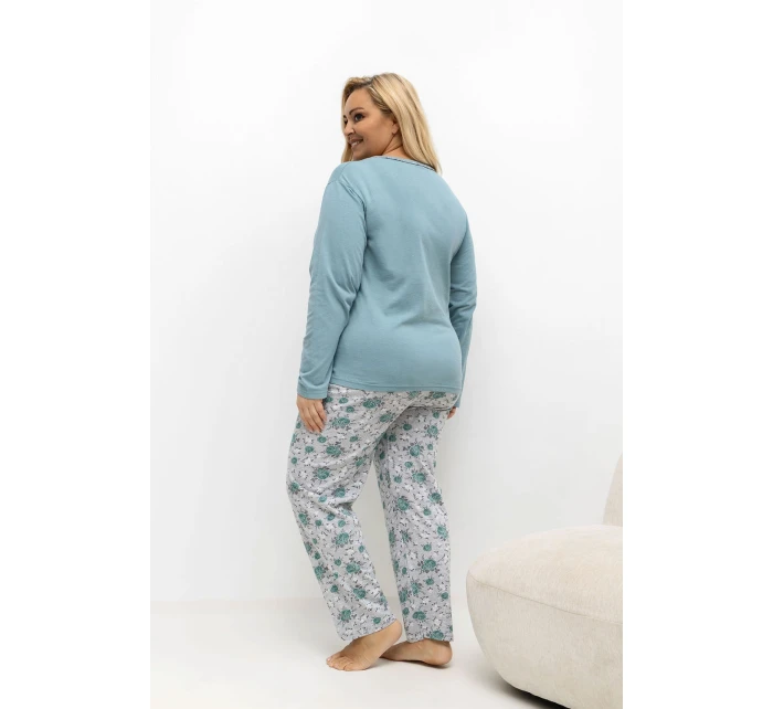 Pohodlné pyžamo pre plnoštíhly model 221190 Forever Pink Pohodlné pyžamo pre plnoštíhly model 221190 Forever Pink