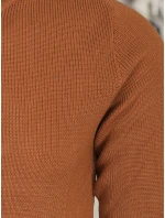 Pánský velbloudí svetr Dstreet model 21982666 - FashionStreet Pánský velbloudí svetr Dstreet model 21982666 - FashionStreet