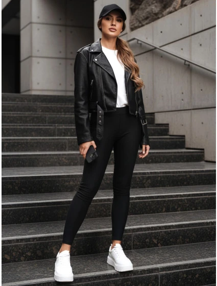 Dámske legíny čierne FashionStreet UY2732