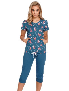 Dámské pyžamo modré se model 16166721 - DN Nightwear