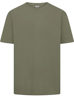 Promodoro 3100 Unisex tričko z hrubej bavlny 40.3100 v odtieni dusty khaki