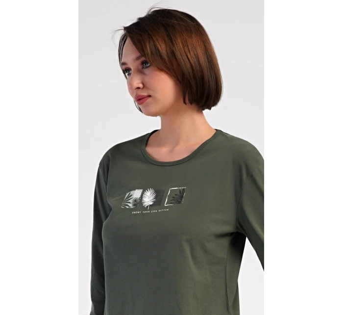 Dámské pyžamo dlouhé model 21154984 - Vienetta Dámské pyžamo dlouhé model 21154984 - Vienetta