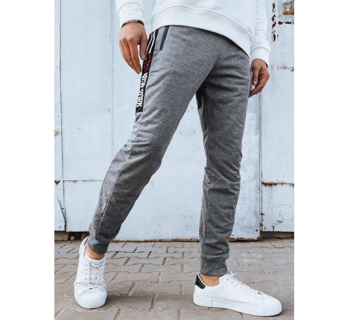 FashionStreet pánske svetlosivé tepláky UX4272