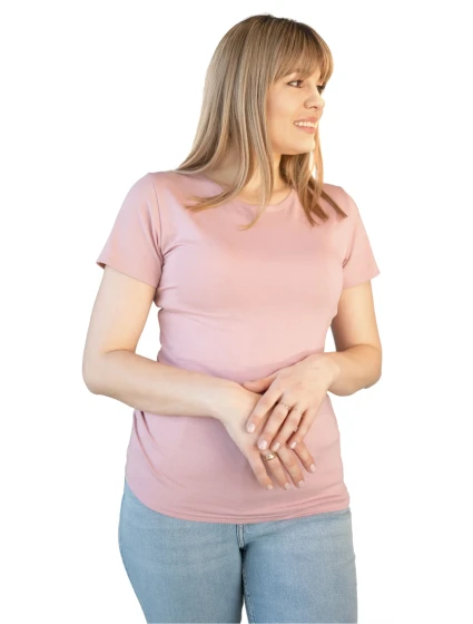 Dámské tričko Carla pink - BABELL Dámské tričko Carla pink - BABELL