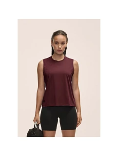 Dámske tričko CASALL Graphic Tank, farba bordová