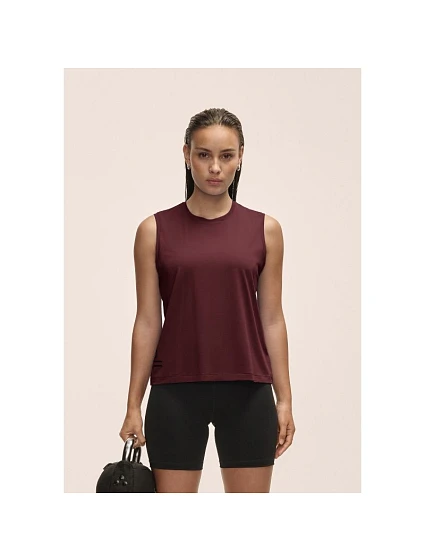 Dámske tričko CASALL Graphic Tank, farba bordová