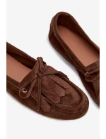 Dámské Mokasíny S A Hnědé model 21919468 - Boto