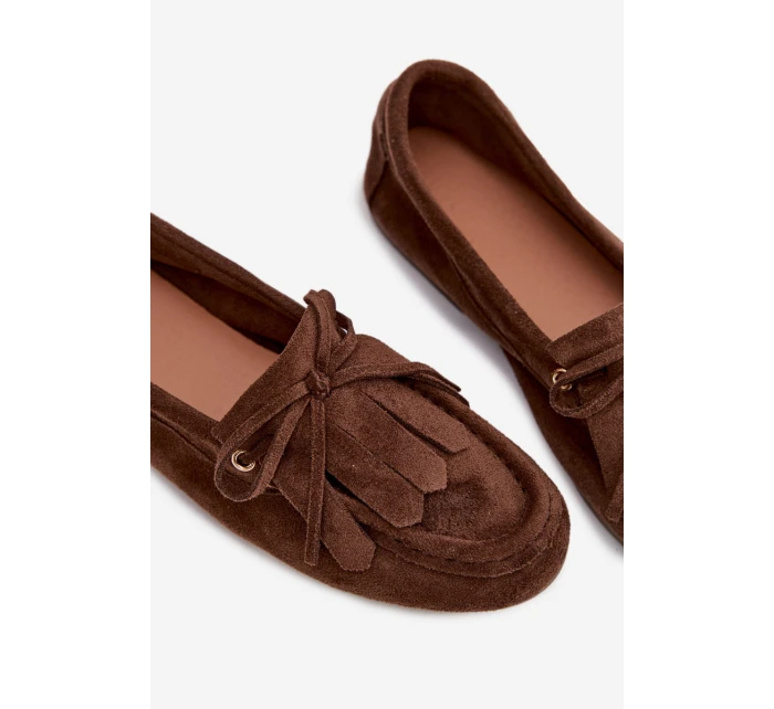 Dámské Mokasíny S A Hnědé model 21919468 - Boto