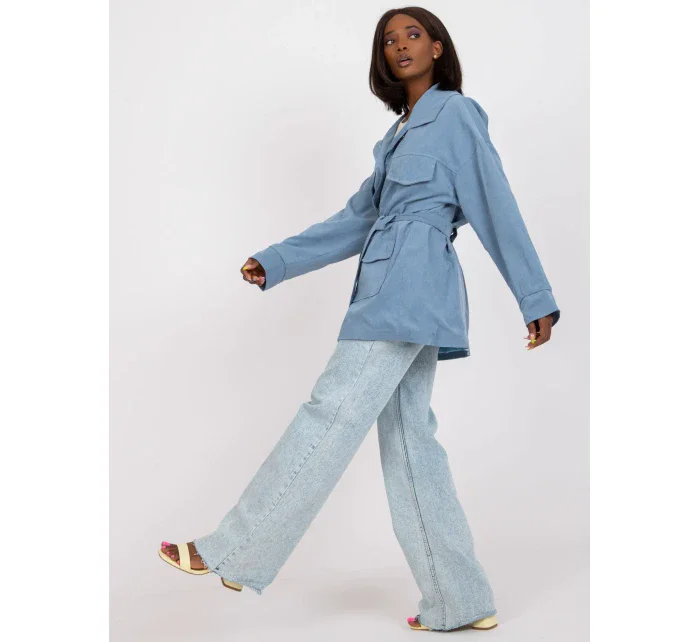 Dámsky kabát EM EN 5422.22P tmavo modrý