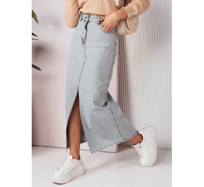 Modrá džínsová sukňa VIRTON FashionStreet CY0441 Modrá džínsová sukňa VIRTON FashionStreet CY0441