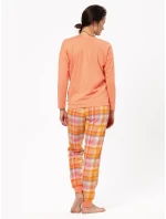 Pyžamo Key LNS 667 B24 Flanelové dlhé/r S-XL ženy