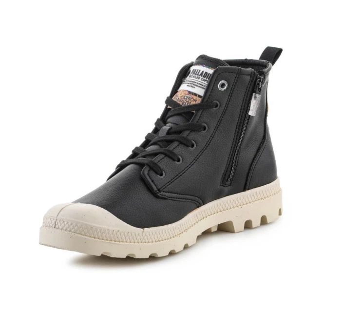 Palladium Pampa Hi Re-Vegan Leather U 74378-008-M Black Topánky