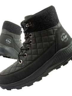 dámská zimní trekingová sportovní obuv zateplená černá model 21409175 kůže dámské - Lee Cooper