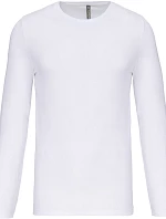 Kariban K 3016 Elastické tričko s dlhým rukávom 20.3016 biele