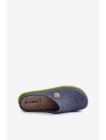 Dámské domácí obuv Pantofle Modré model 21677408 - Inblu