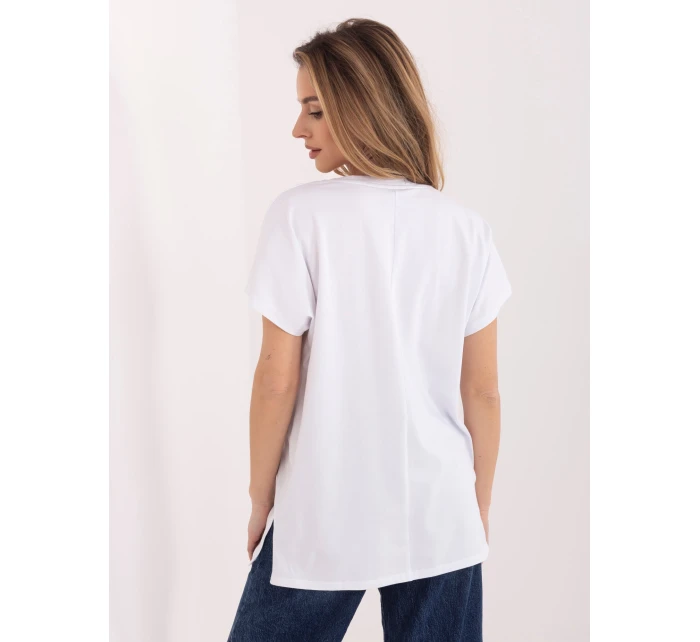 T shirt RV TS model 22020619 biało różowy - FPrice