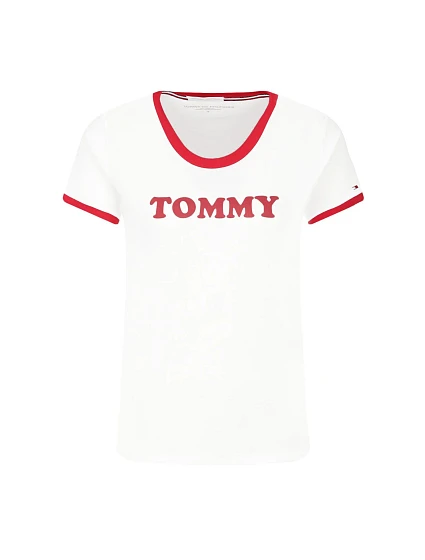 Dámske tričko s krátkym rukávom UW0UW01905-100 - Tommy Hilfiger