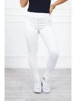 Dámské džínové kalhoty / Bílá  model 19439590 - Kesi